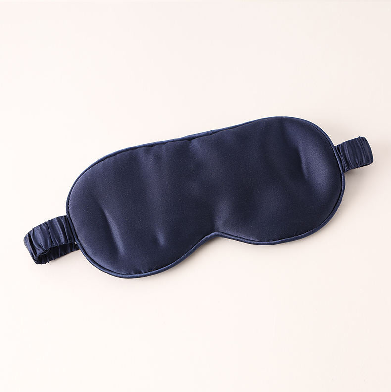 Mulberry Silk Slaapmasker – Verduisterend & Comfortabel – Blauw - Satijn