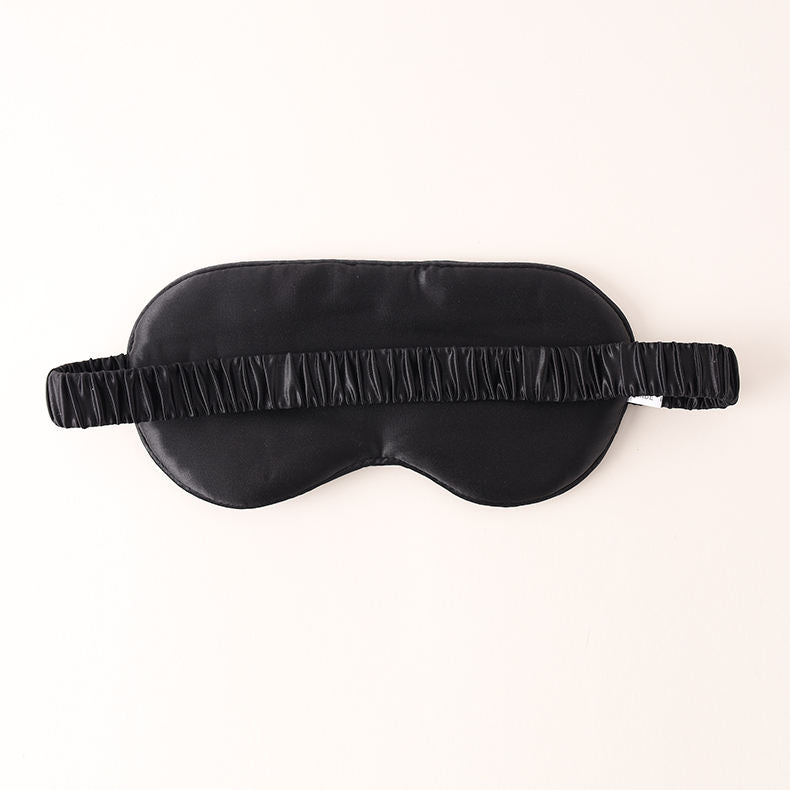 Mulberry Silk Slaapmasker – Verduisterend & Comfortabel – Zwart - Satijn