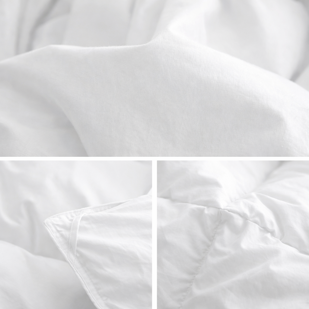 4 Seizoenen Dekbed – Wit | Warm & Ademend Comfort | Wasbaar & Hypoallergeen